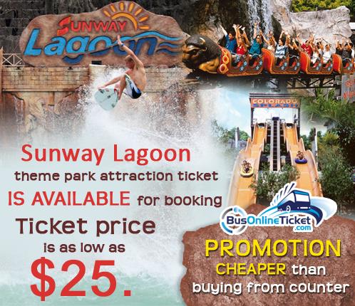 Sunway Lagoon Theme Park Ticket from S$25 Only