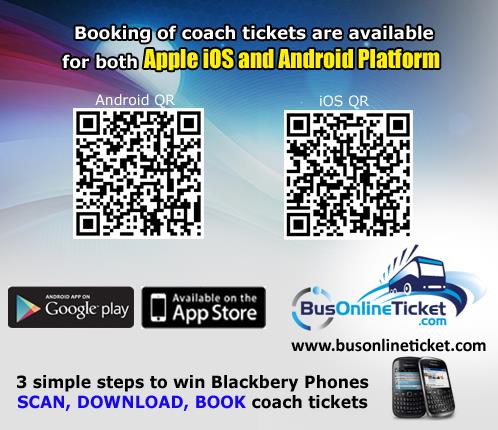 BusOnlineTicket Apps in Apple and Android