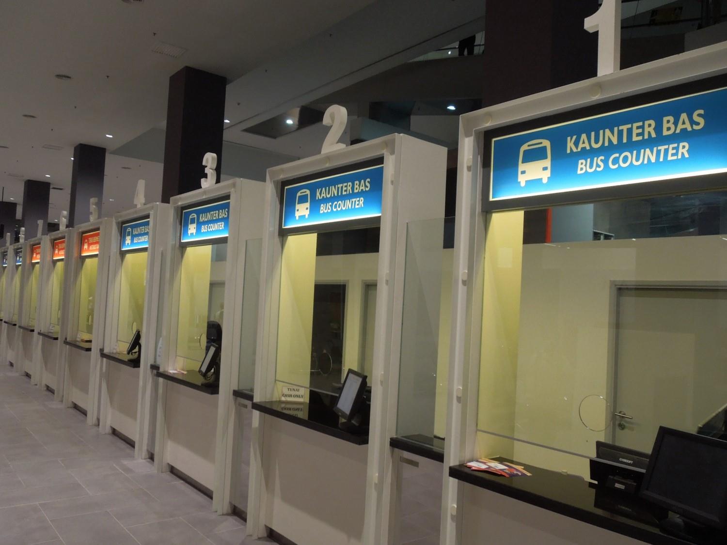 ticket counters
