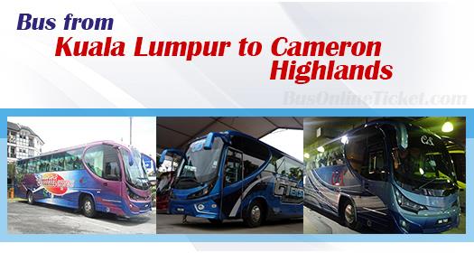 Bus from KL to Cameron Highlands