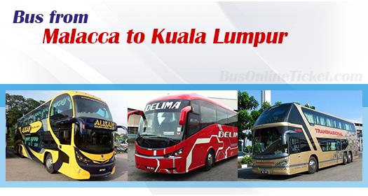 Bus from Malacca to Kuala Lumpur