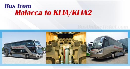 Bus from Malacca to KLIA/KLIA2
