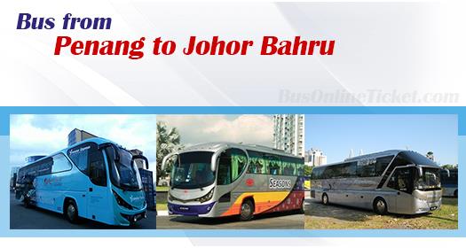 Bus from Penang to Johor Bahru