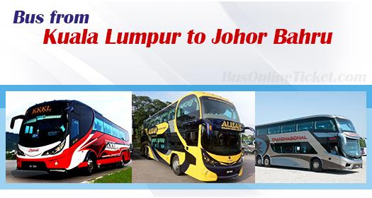Bus from KL to Johor Bahru
