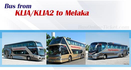 Bus from KLIA/KLIA2 to Melaka