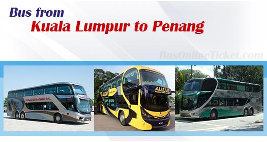 Bus from Kuala Lumpur to Penang