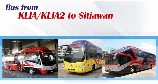Bus from KLIA/KLIA2 to Sitiawan