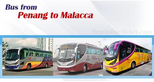 Bus from Penang to Malacca