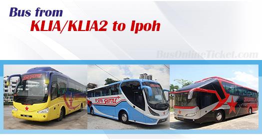 Bus from KLIA/KLIA2 to Ipoh