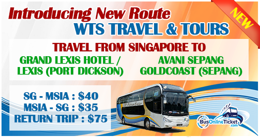 WTS Singapore to Port Dickson and Sepang GoldCoast
