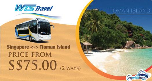 WTS Travel Singapore to Tioman Island Bus + Ferry Tickets Online