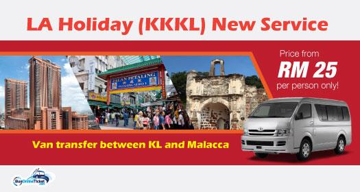  Transfer between Kuala Lumpur and Malacca