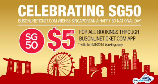 SG50 bus discount