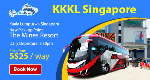 KKKL Singapore Express New Pick Up Point At The Mines Resort