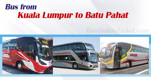 Bus from KL to Batu Pahat