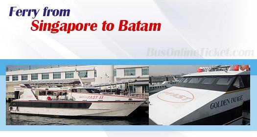 You can now book your ferry ticket for Singapore to Batam from BusOnlineTicket.com