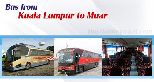 Bus from Kuala Lumpur to Muar