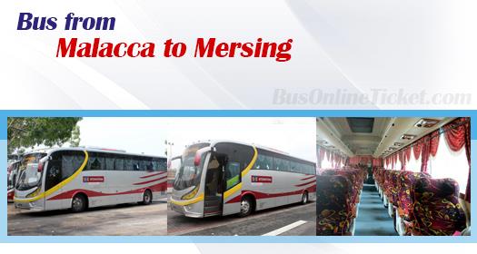 Bus from Malacca to Mersing
