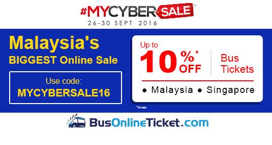Malaysia's BIGGEST Online Sale - MYCYBERSALE 2016 - 10% OFF
