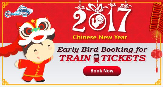 Chinese New Year 2017 KTM ETS Train Ticket Open For Booking