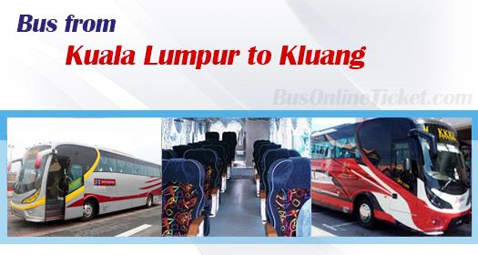 Bus from KL to Kluang