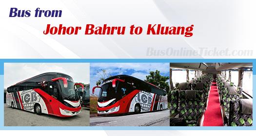 Bus from Johor Bahru to Kluang