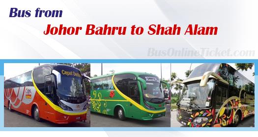 Johor Bahru to Shah Alam buses from RM 36.00  BusOnlineTicket.com