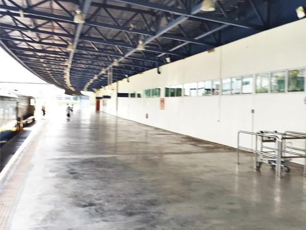 Train Platform in Woodlands CIQ