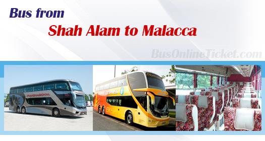 Bus service from Shah Alam to Malacca