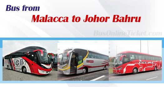 Bus from Malacca to Johor Bahru