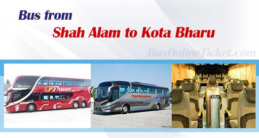 Bus from Shah Alam to Kota Bharu