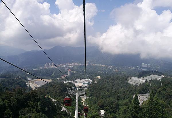 View from Skyway Cable Car