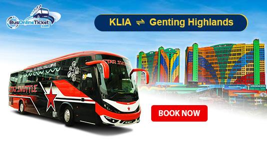 Bus from KLIA to Genting Highlands