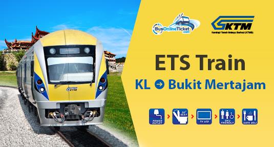 ETS Train from KL to Bukit Mertajam 