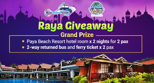  BusOnlineTicket.com Raya Giveaway with Paya Beach Resort! 