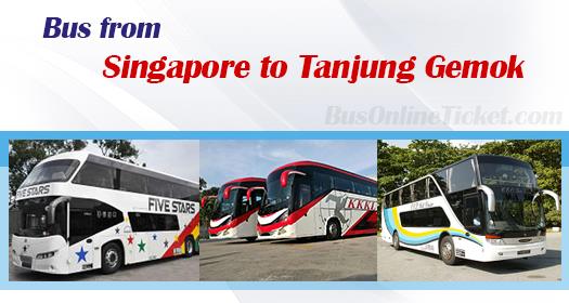Bus from Singapore to Tanjung Gemok