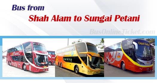 Bus from Shah Alam to Sungai Petani