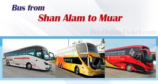 Bus from Shah Alam to Muar