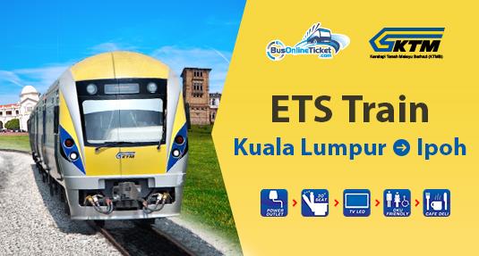 ETS Train From KL to Ipoh