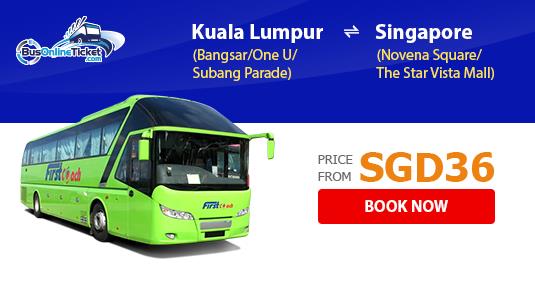 First Coach Bus Services Between KL and Singapore