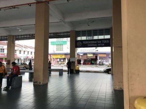 Waiting area at Terminal Intan