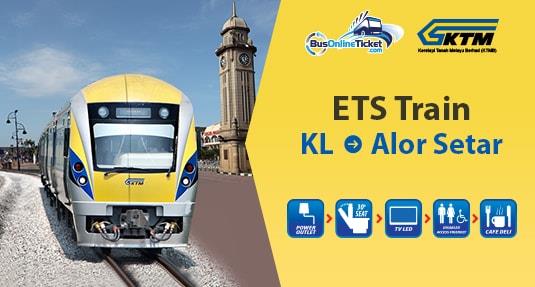 KL to Alor Setar ETS Train