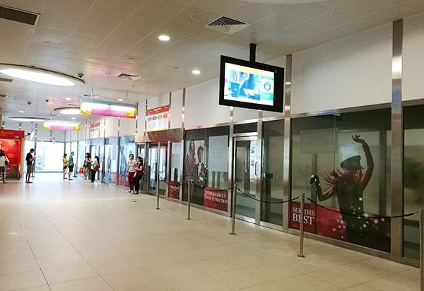 Sentosa Express Train Platform at VivoCity