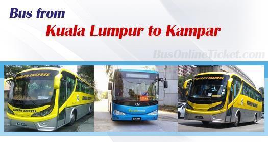 Bus from KL to Kampar