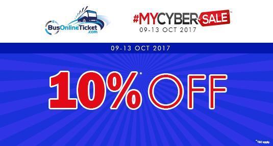 Malaysia's BIGGEST Online Sale - MYCYBERSALE 2017 - 10% OFF
