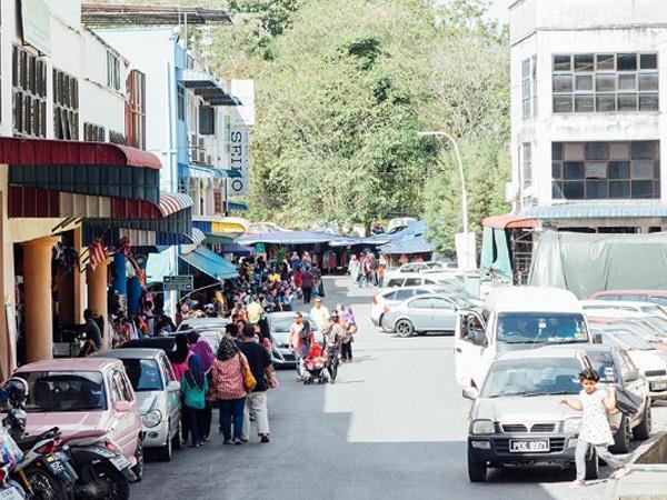 Outside Padang Besar Train Station