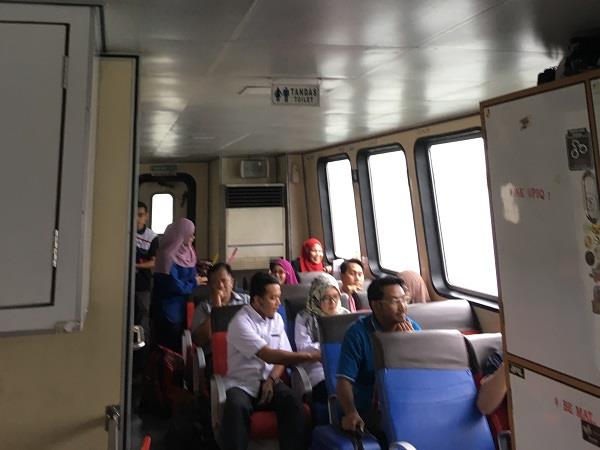 Seat arrangement in ferry