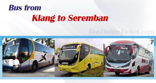 Bus from Klang to Seremban