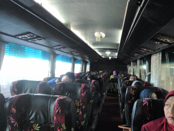 Perdana Express bus seats