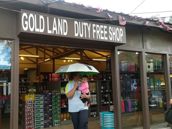 Duty Free Shop in Paya Beach, Tioman